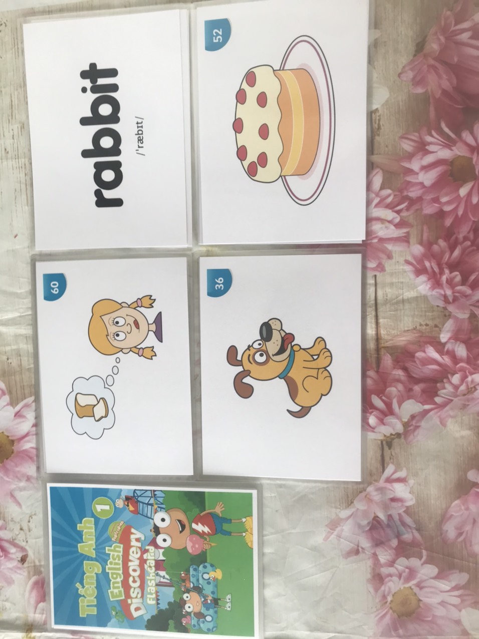 FLASHCARDS TIẾNG ANH LỚP 1 ENGLISH DISCOVERY-62 thẻ