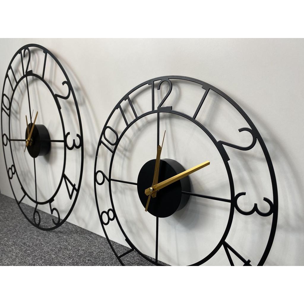 Đồng hồ CNC treo tường Big Number chữ số trang trí, phong cách tối giản, CNC Wall Clock - Monomi C006