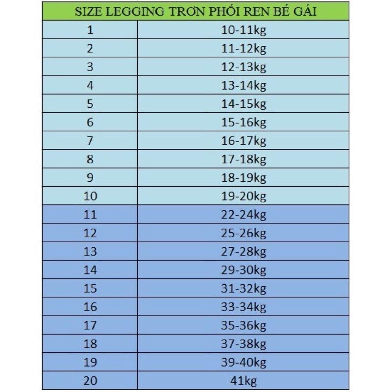 Quần legging bé gái quần dài cho bé thun co giãn 4 chiều mềm mịn dày co giãn từ 8-20kg