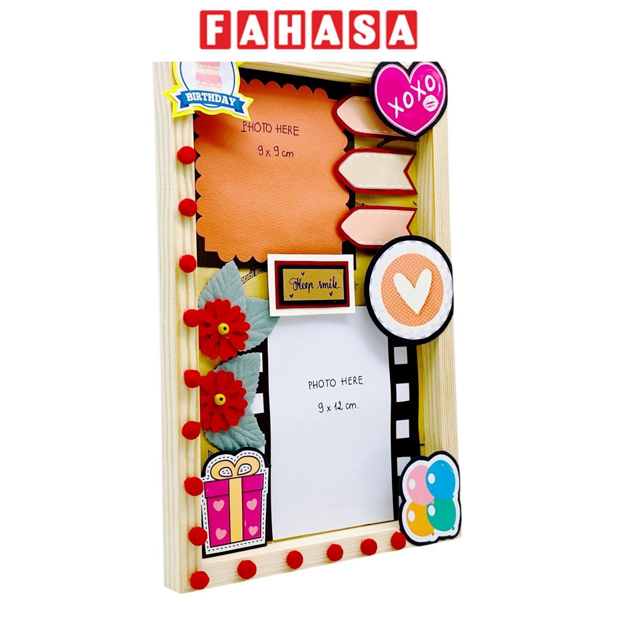 Khung Ảnh Vintage - Keep Smile - Vinacraft