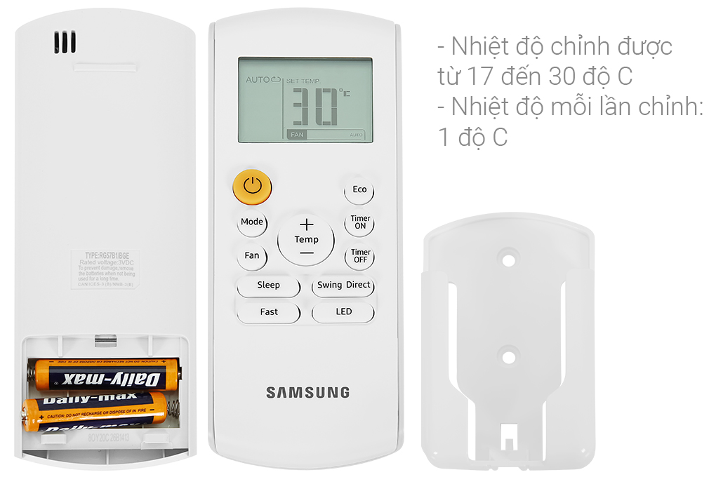 HÀNG CHÍNH HÃNG -  Máy lạnh Samsung Inverter 1 HP AR09TYHQASINSV - Chỉ giao HCM