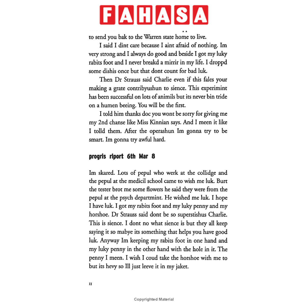 Sách ngoại văn: Flowers For Algernon