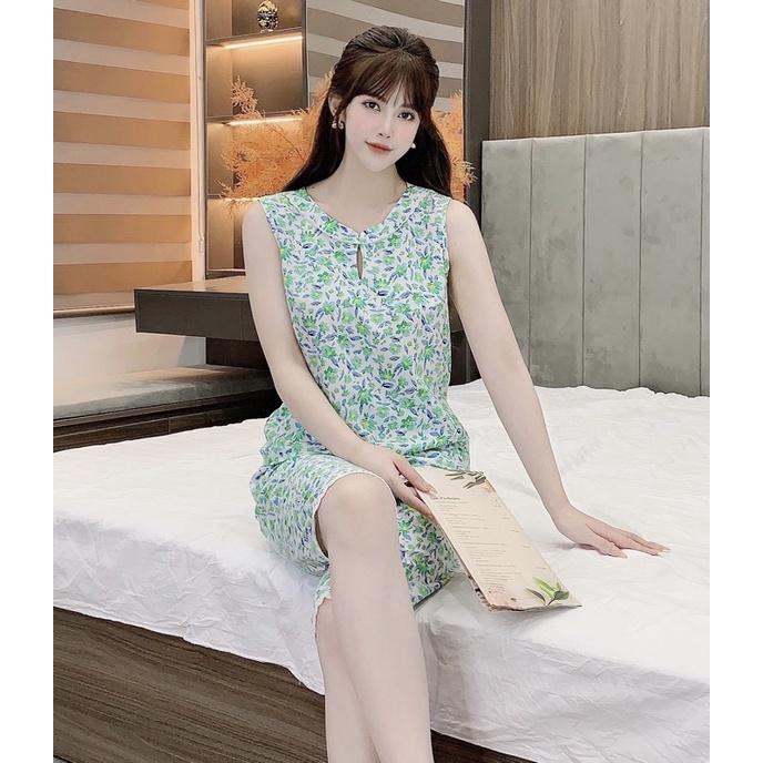 Đồ bộ mặc nhà lửng lụa hàn
