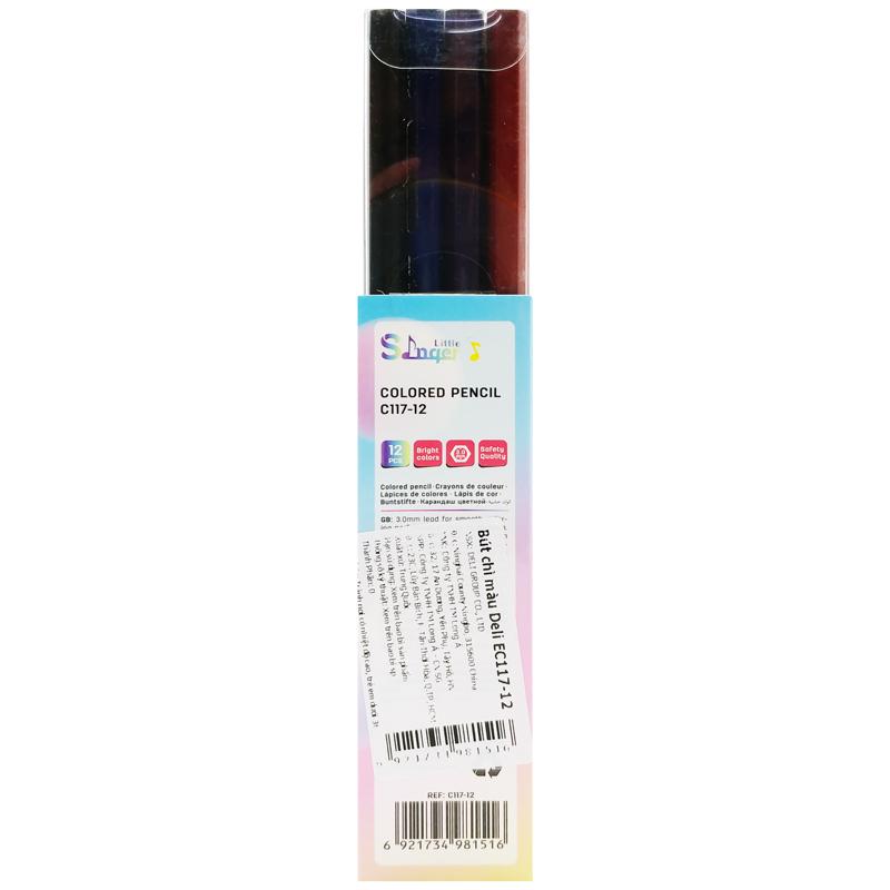 Bộ 12 Bút Chì Màu Little Singer - Deli EC117-12