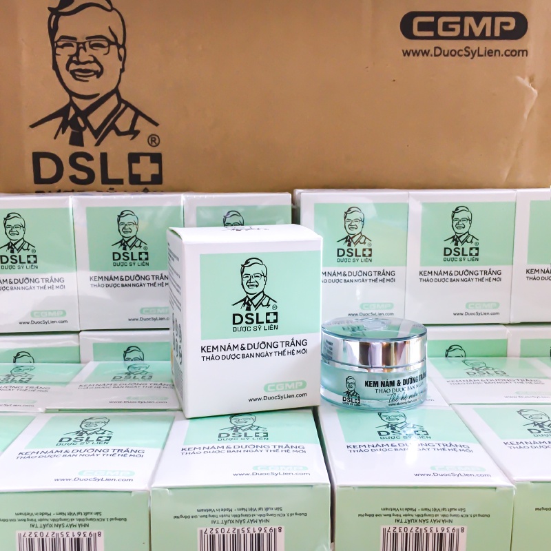 Kem nám &amp; dưỡng trắng thảo dược ban ngày thế hệ mới (12g), mờ nám, mờ vết nhăn, trẻ hóa làn da - Dược Sĩ Liên