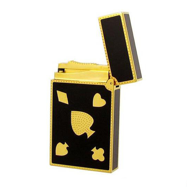 Vỏ Hột Quẹt Bật Lửa Upon D54V Họa Tiết Hình Át Bích Độc Đáo Mới Lạ - Dùng Ga Đá Cao Cấp