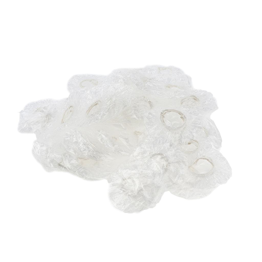 100pcs Unisex Waterproof Bath Ear Protection Shower Earmuffs Ear Cover Caps Protects Ear from Water when Showering