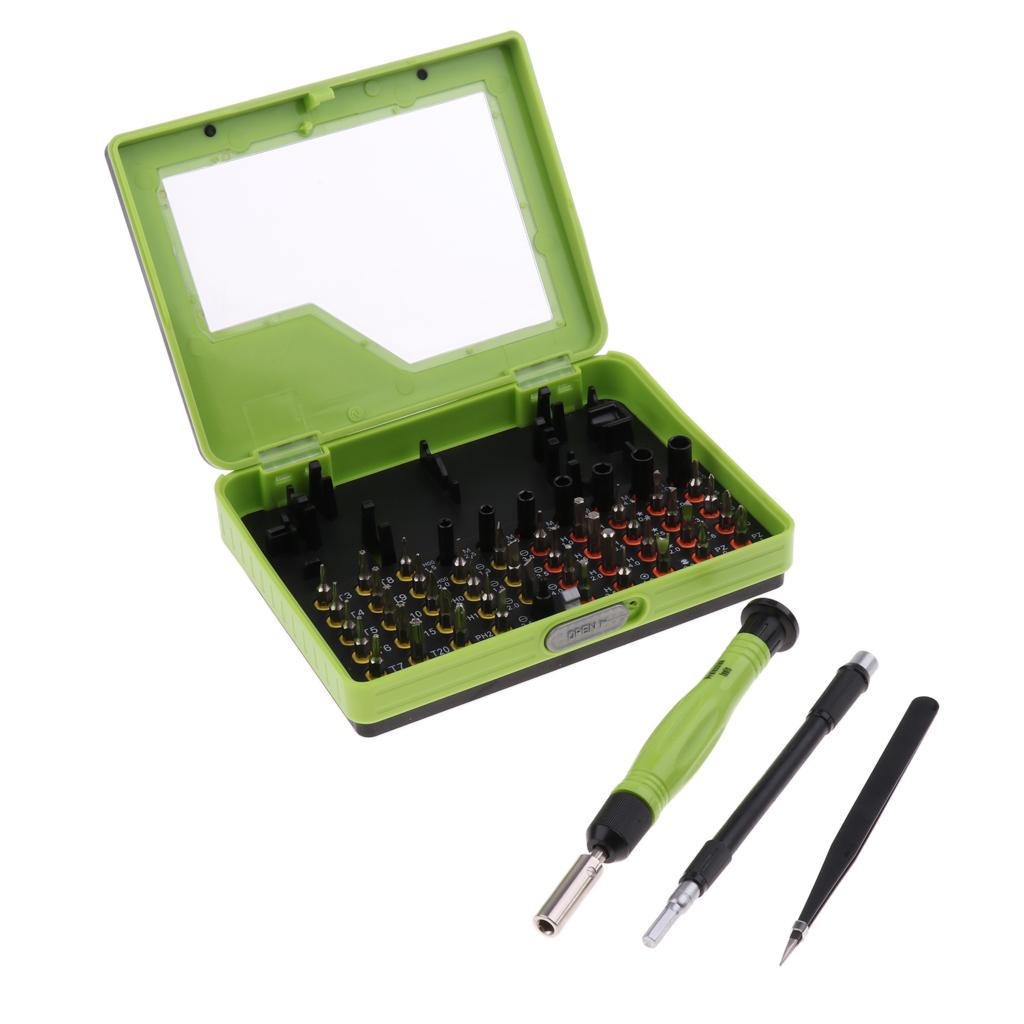 53In1 Opening Repair Tools Kit Screwdriver Accessories for Slotted/Phillips