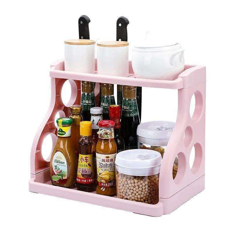 Kệ Để Vật Dụng, Gia Vị Nhà Bếp 2 Tầng Tiện Lợi