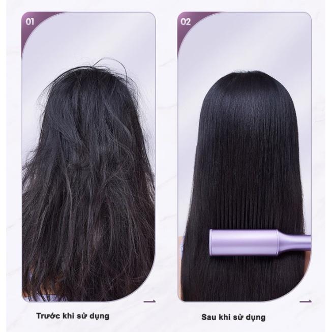 Lược điện, máy duỗi tóc chải tóc tạo kiểu Showsee E1 tùy chỉnh 4 mức nhiệt tạo tóc xoan lọn bông bềnh - Hàng chính hãng