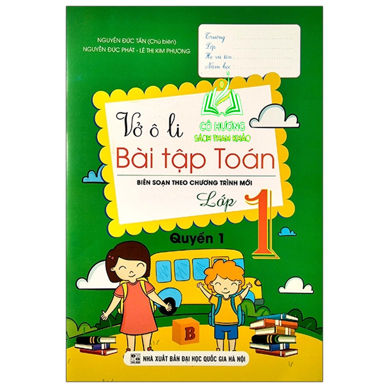 Sách - Vở Ô Li Bài Tập Toán Lớp 1 Quyển 1