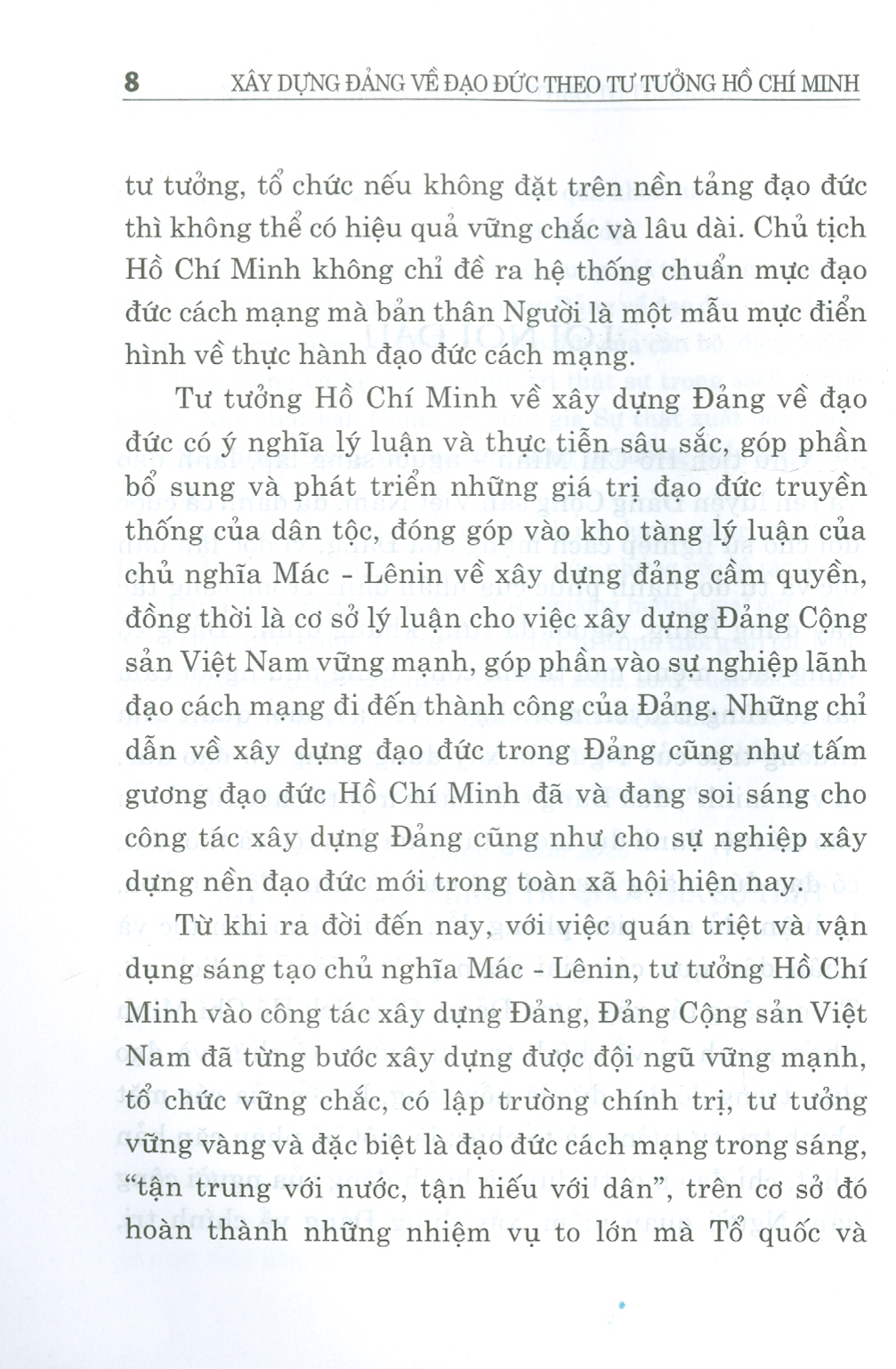 Xây Dựng Đảng Về Đạo Đức Theo Tư Tưởng Hồ Chí Minh