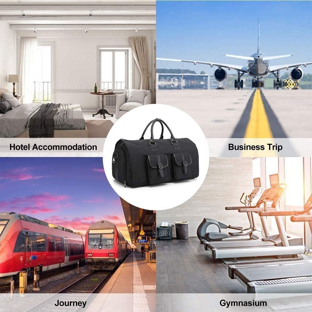 Túi Du lịch Quai Xách Đeo Vai 2 trong 1  Đựng Vest Áo Công Tác 55L Travel Bags
