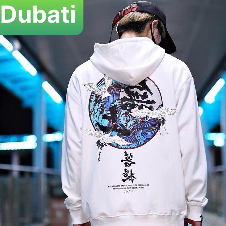 ÁO KHOÁC NỈ NAM NỮ IN HÌNH HẠC SIÊU ĐẸP, ÁO HOODIE NAM NỮ PHONG CÁCH UNISEX- DUBATI FASHION