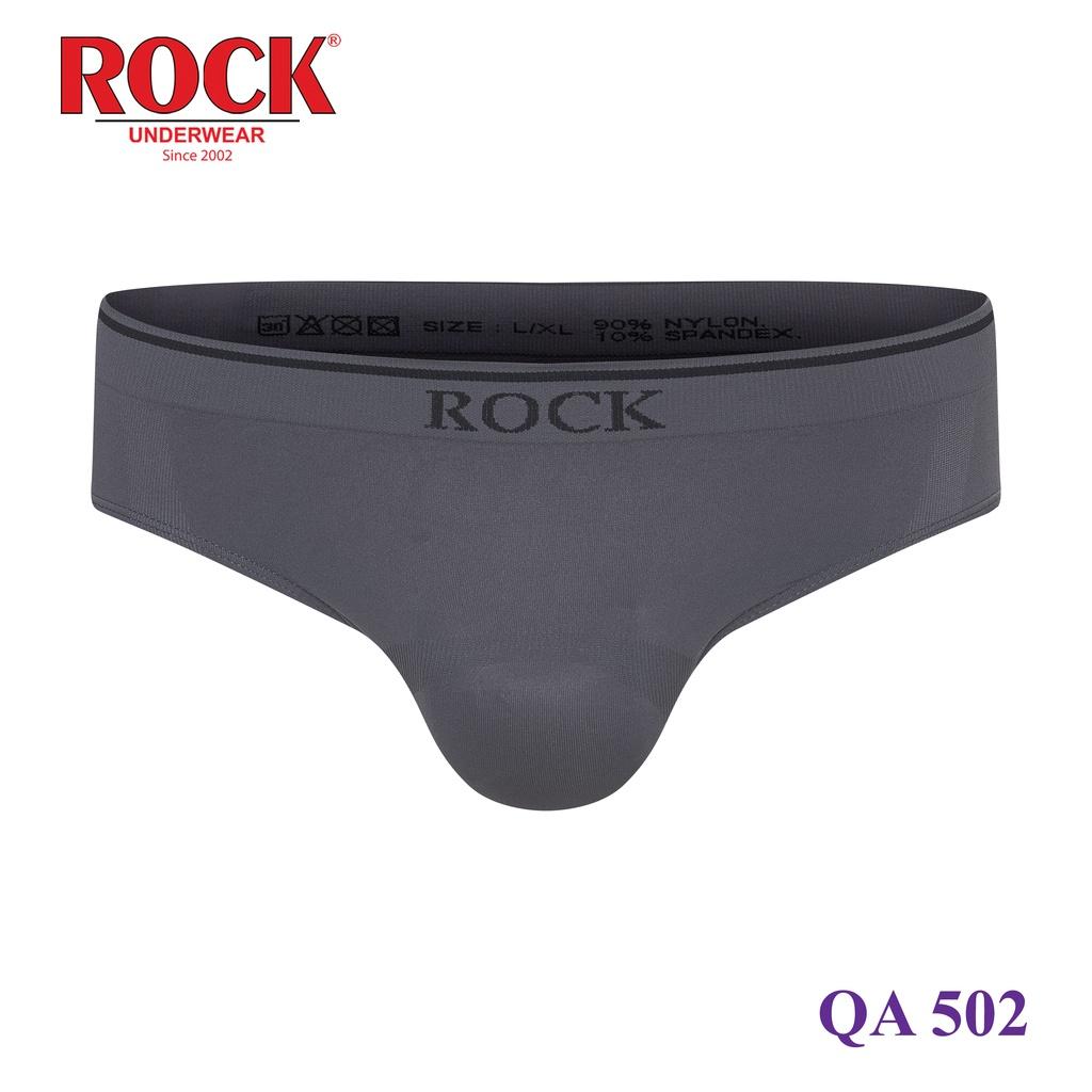 Combo 3 quần lót nam cao cấp ROCK SEAMLESS 502 không đường may, nylon spandex co giãn tốt, thoáng mát,không cấn