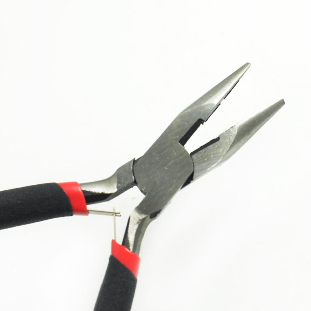 DIY 4.5'' Mini Needle Nose Jewelry Pliers DIY Jewelry Making Bead Fixing Pliers Handmade Jewelry Handmade Carbon Steel Tool