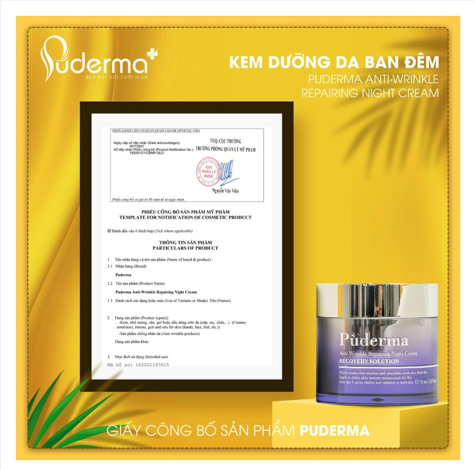 Combo dưỡng da chuyên sâu: Toner Puderma 130ml, Serum Puderma 60ml và Kem đêm Puderma 50 ml giúp dưỡng ẩm