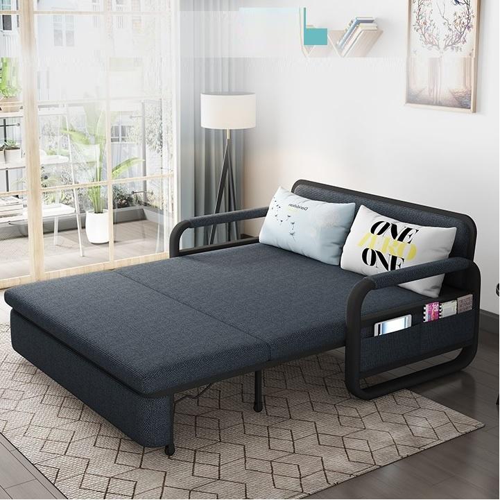 Sofa giường thông minh, giường gấp gọn thành ghế sofa tiện dụng kích thước 1m28x1m9