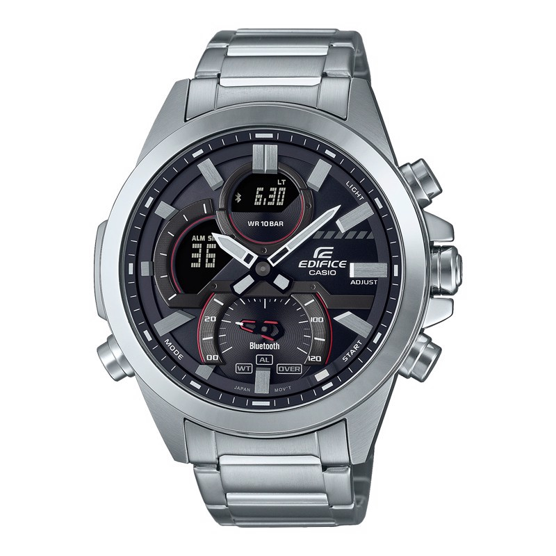 Đồng Hồ Nam Dây Thép Casio Edifice ECB-30D-1A Chính Hãng - ECB-30D-1ADF Bluetooth