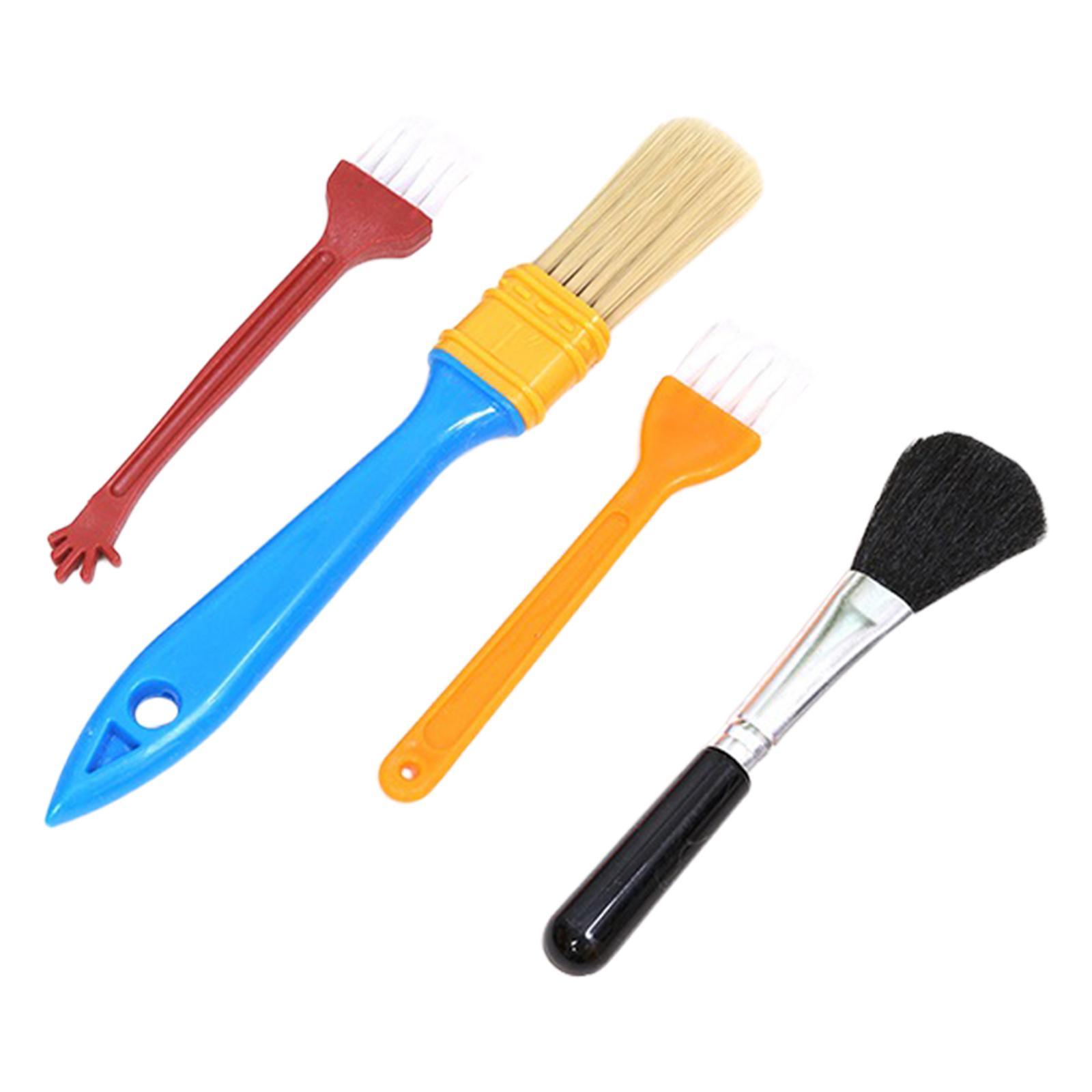 4x Keyboard Cleaning Brush Kit Nylon Antistatic for Mechanical Keyboard Vent