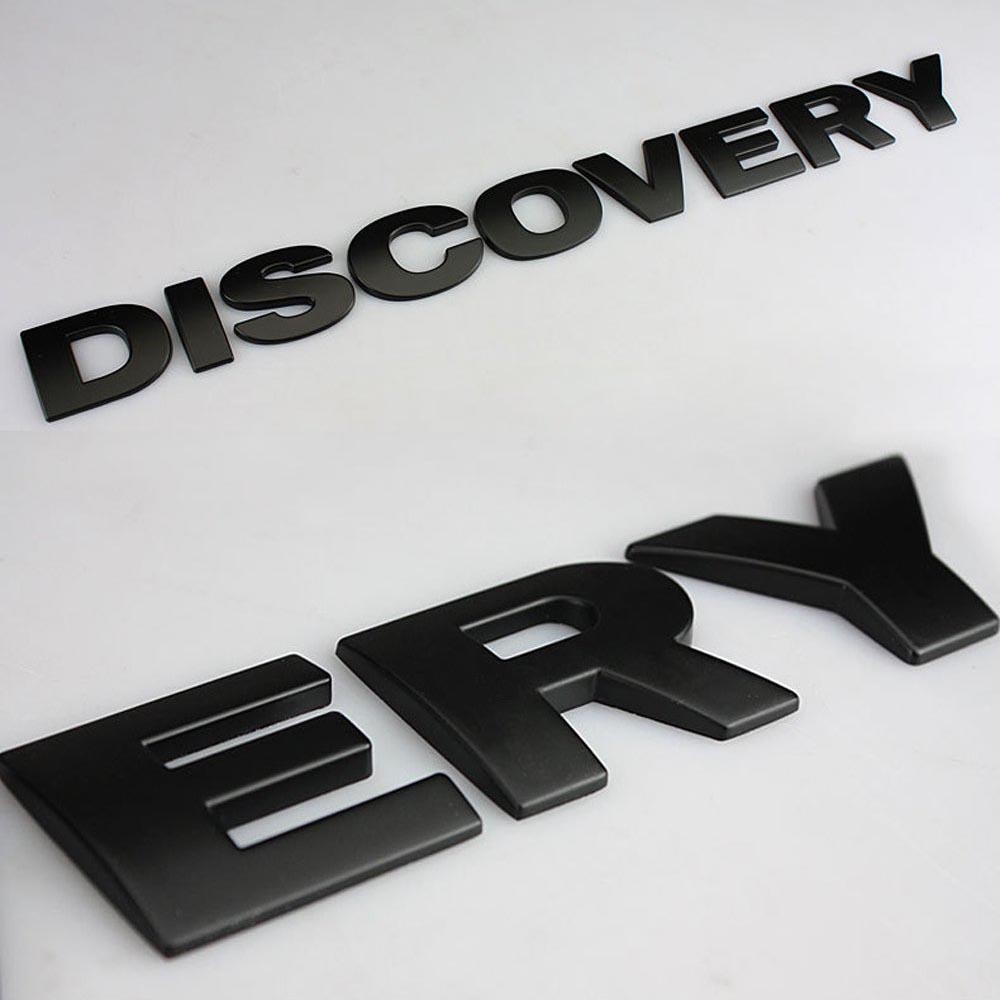 Logo chữ nổi DISCOVERY 3D trang trí xe ô tô