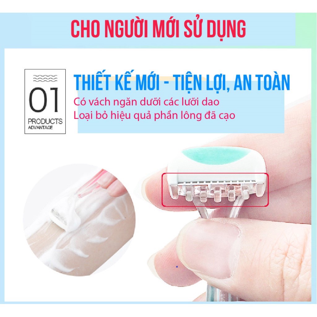 Dao Cạo Vùng Bikini cao cấp Razor For Bikini Line Nhật Bản thân nhựa [2 cái/ set] - 01164