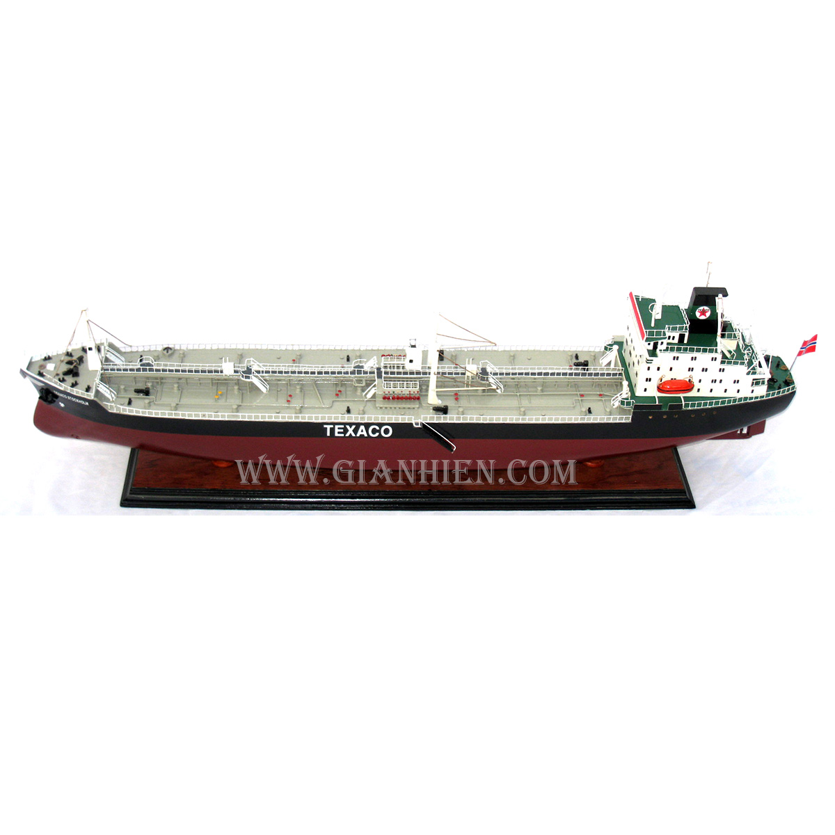 Mô Hình Thuyền Gỗ Mỹ Nghệ Công Ty Gia Nhiên Dạng Thuyền Thương Mại TEXACO STOCKHOLM Chất Lượng Cao Xuất Khẩu