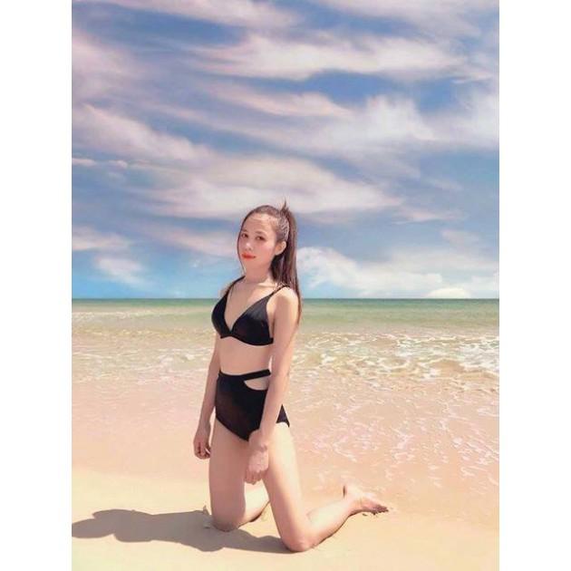 Bikini 2 Mảnh áo dây cài quần khoét ( Ảnh chụp thật)
