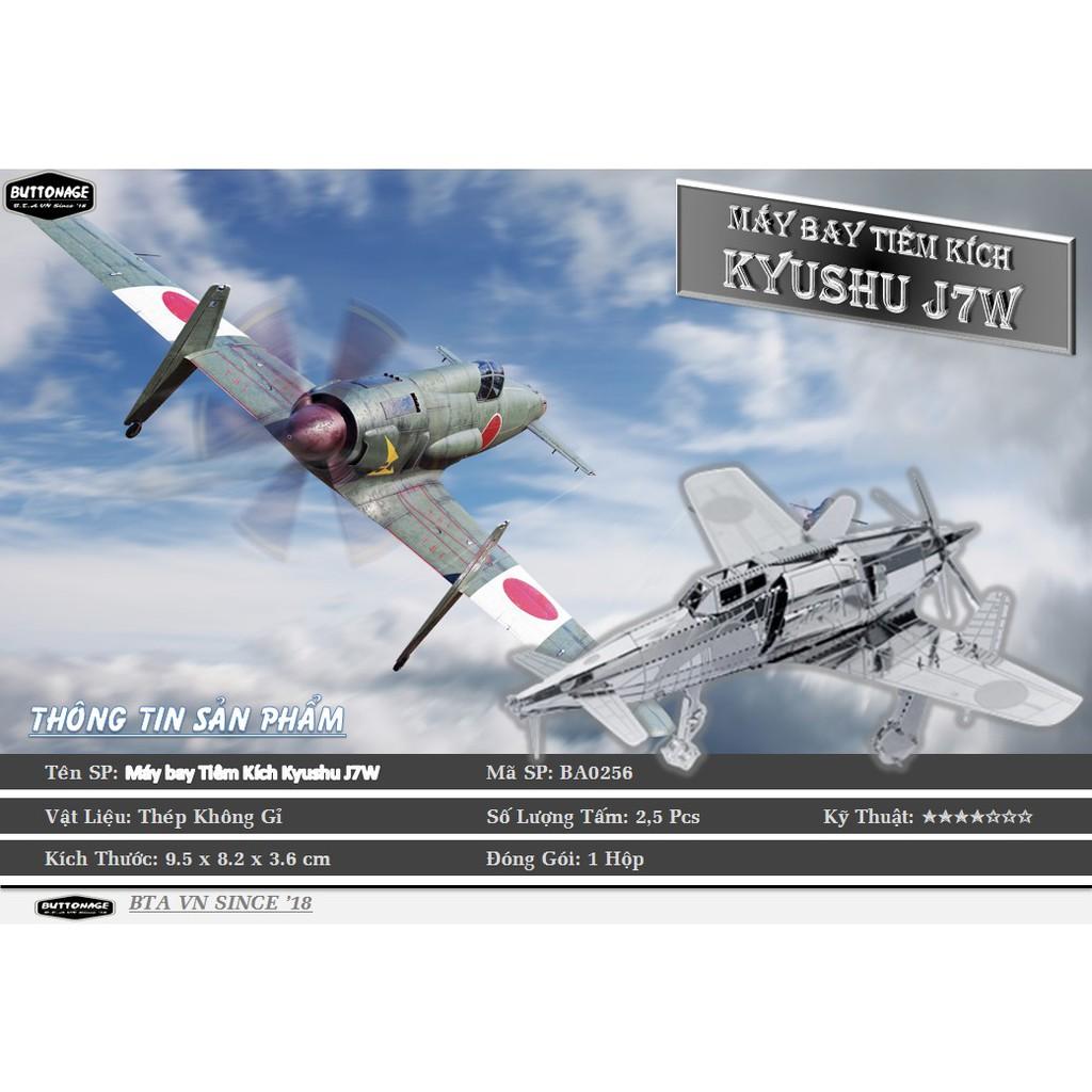 Mô Hình Lắp Ráp 3d Máy bay Tiêm Kích Kyushu J7W Shinden - Nhật