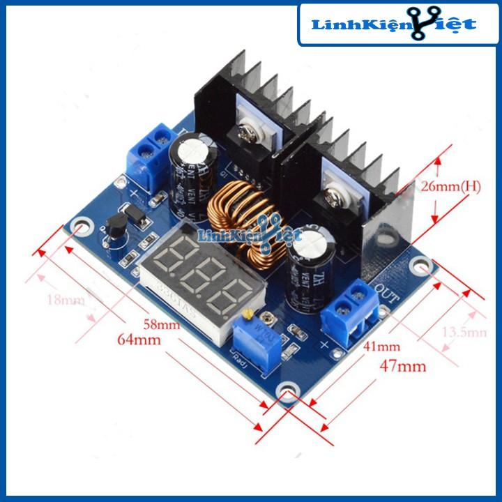Module Hạ Áp Buck XL4016 Vin 4-38V Vout 1.25-36V 8A V2
