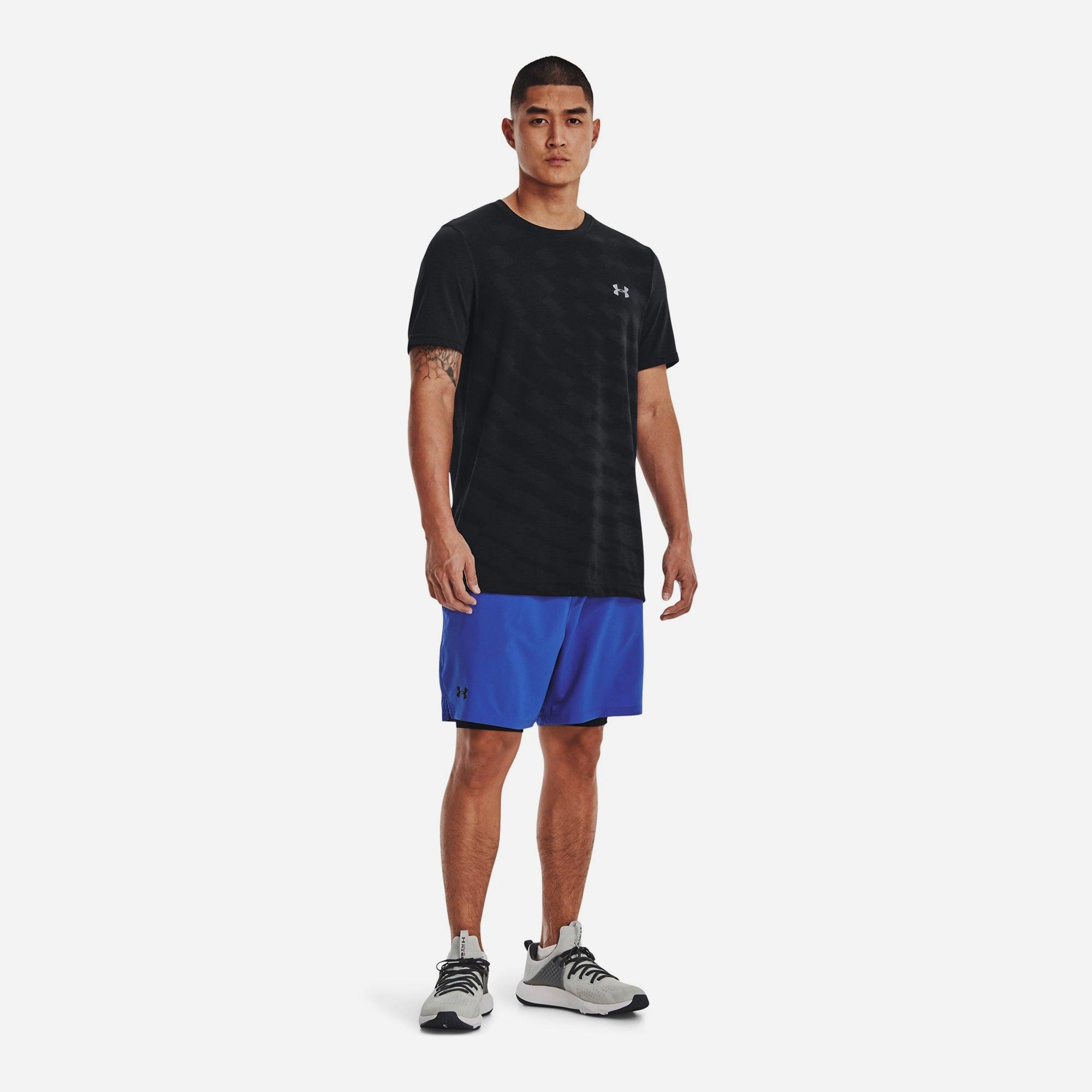 Quần ngắn thể thao nam Under Armour Vanish Woven 2In1 Sts - 1373764-486