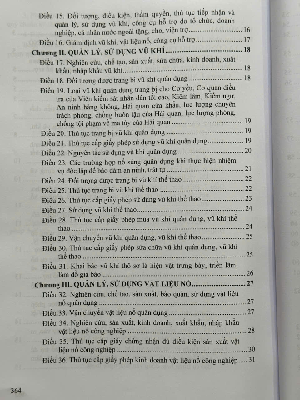 Luật Quản Lý, Sử Dụng Vũ Khíi, Vật Liệu Nổ Và Công Cụ Hỗ Trợ, Các Văn Bản Quy Định Chi Tiết, Hướng Dẫn Thi Hành - V2572T