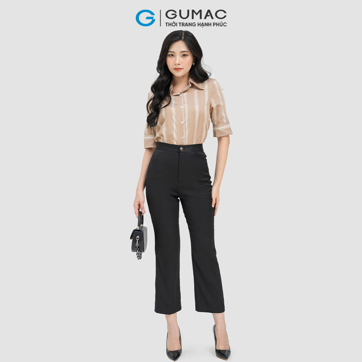 Quần ống đứng túi kiểu GUMAC QD04020