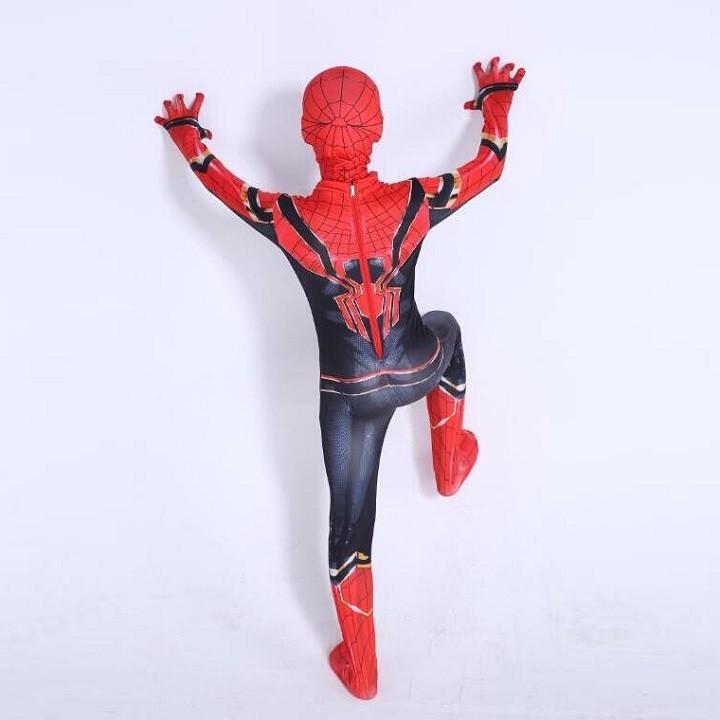 NGƯỜI LỚN - TRẺ EM Trang Phục Hóa Trang Người Nhện Người Máy Màu Đen Spiderman