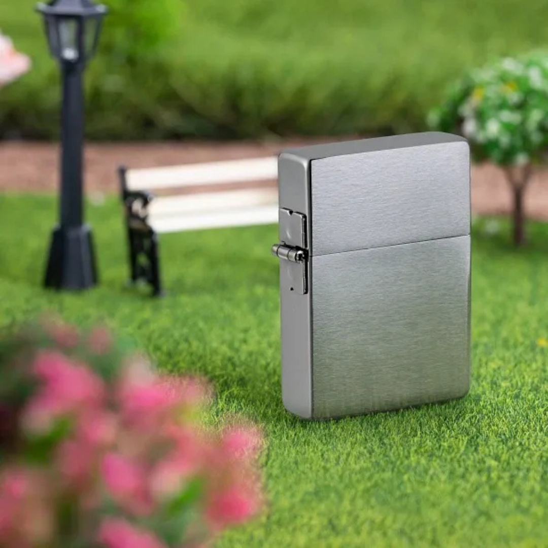 Zippo 1935 Replica Brushed Chrome - Phiên Bản Tái Bản Năm 1935 - Bật Lửa Chống Gió Chính Hãng Mỹ