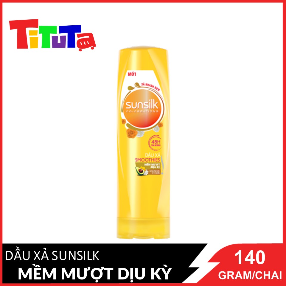 Dầu xả Sunsilk Mềm mượt diệu kỳ (Vàng) 140g