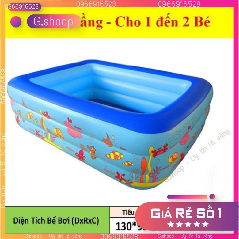 Bể bơi hơi cho bé loại dày dặn kích thước 1m2 - 1m5 S1975