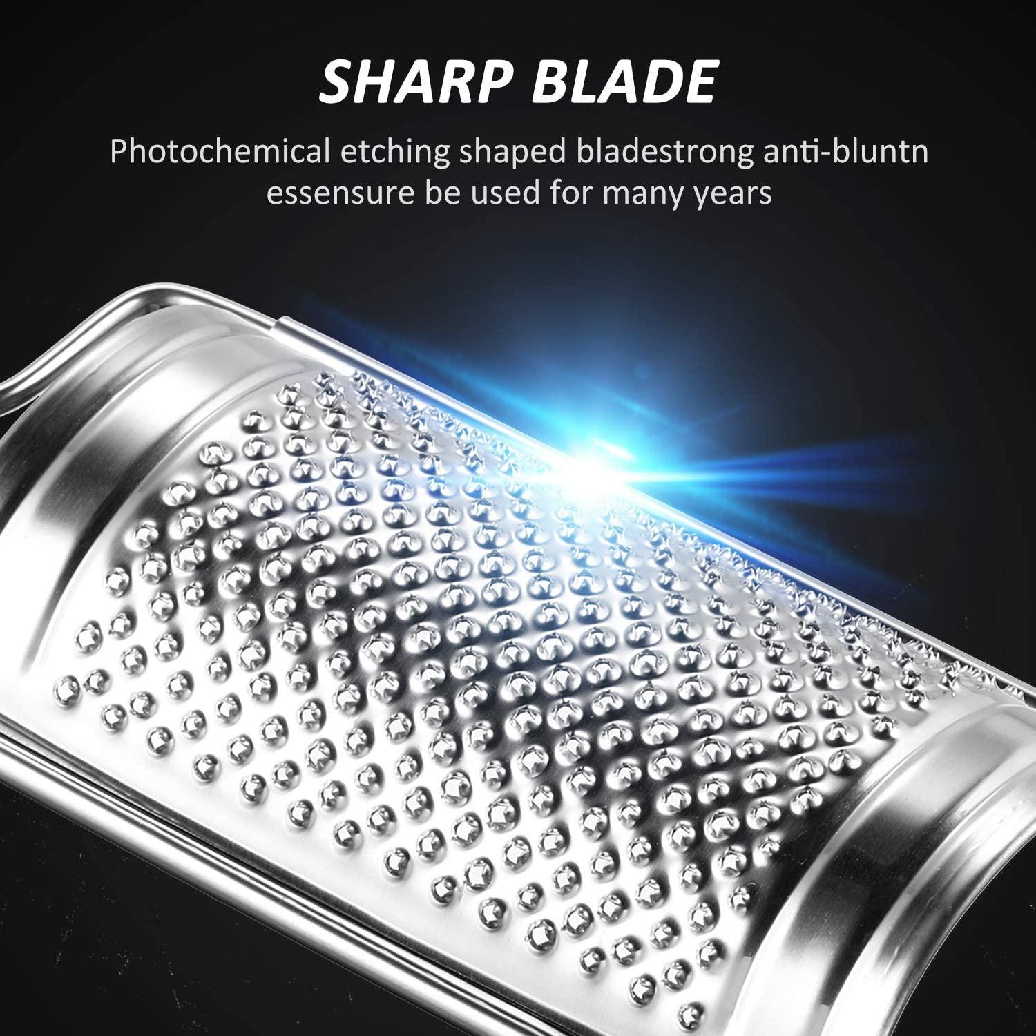 Đồng Hồ Nam Dây Thép Không Gỉ Phô Mai Xay Bộ Dụng Cụ Gọt Vỏ, Chanh Zester, đồng Hồ Nam Dây Thép Không Gỉ Đa Năng Nhà Bếp Thực Phẩm Xay Máy Thái Cho Rau Củ Quả