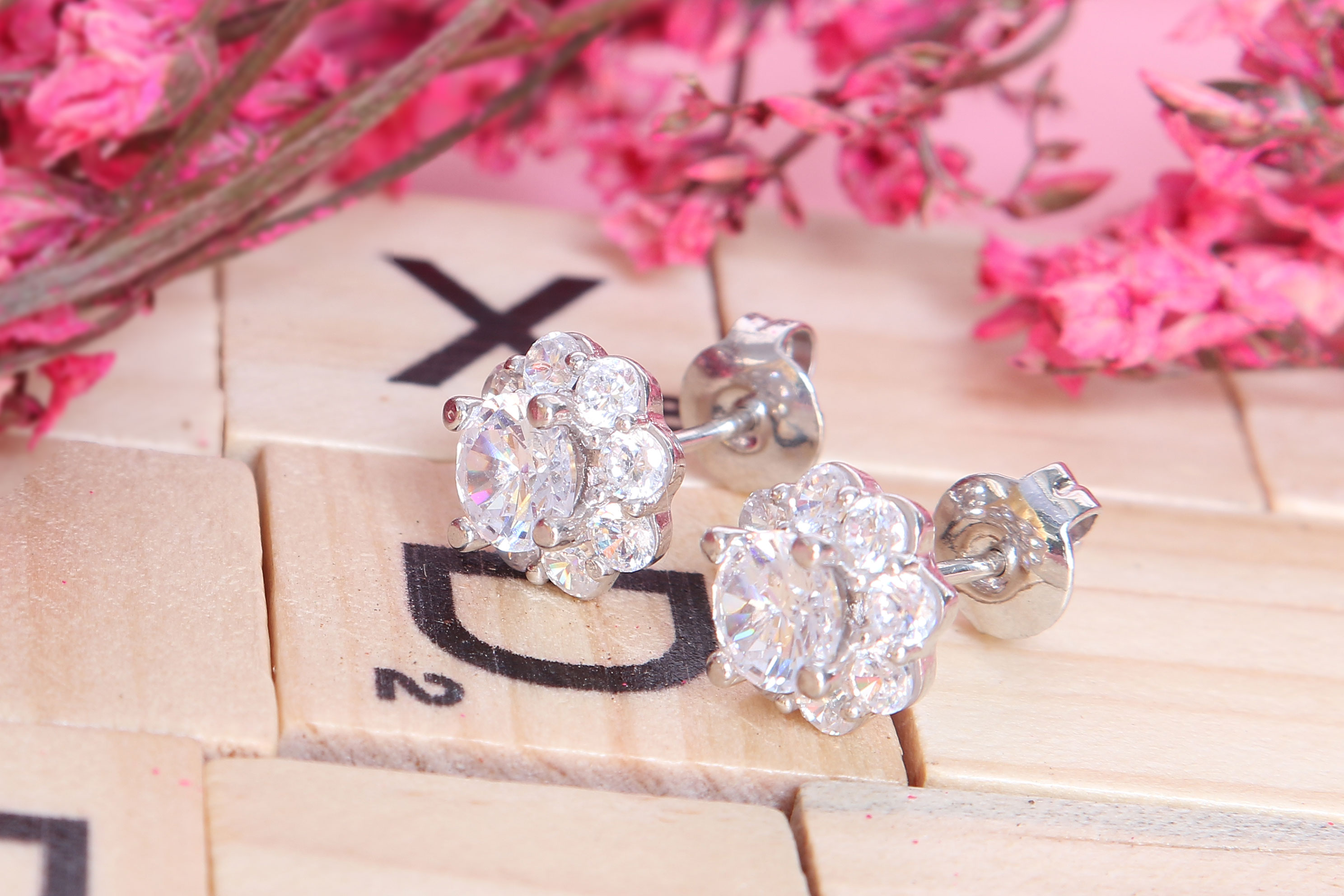 Bông tai bạc nữ Cosy