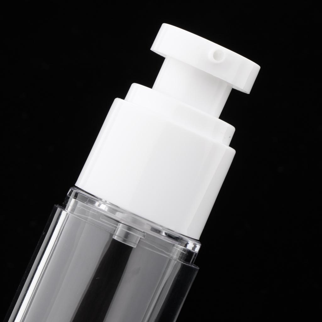 2x Chai Bơm Không Khí Vô Trùng Mực Có Thể Nạp Lại / Lotion / Serum
