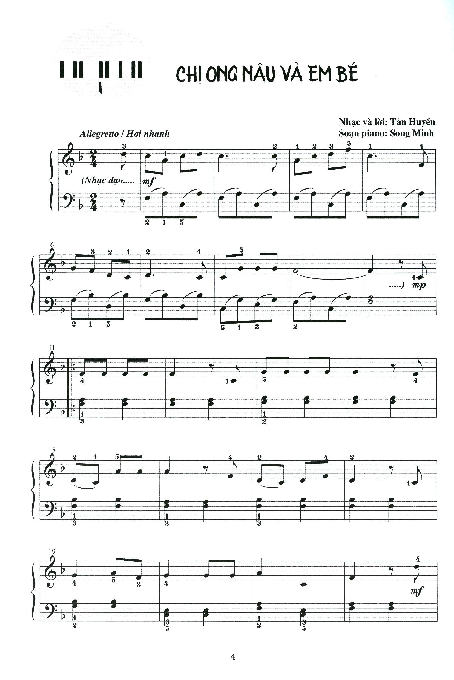 Những Nhạc Khúc Hay Và Dễ Soạn Cho Đàn Piano