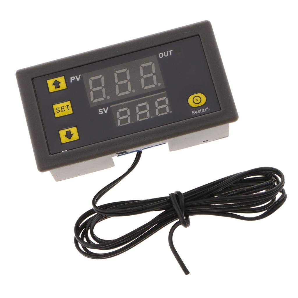 W3230 -50~120°C Mini Temperature Sensor Controller Regulator Switch 24V