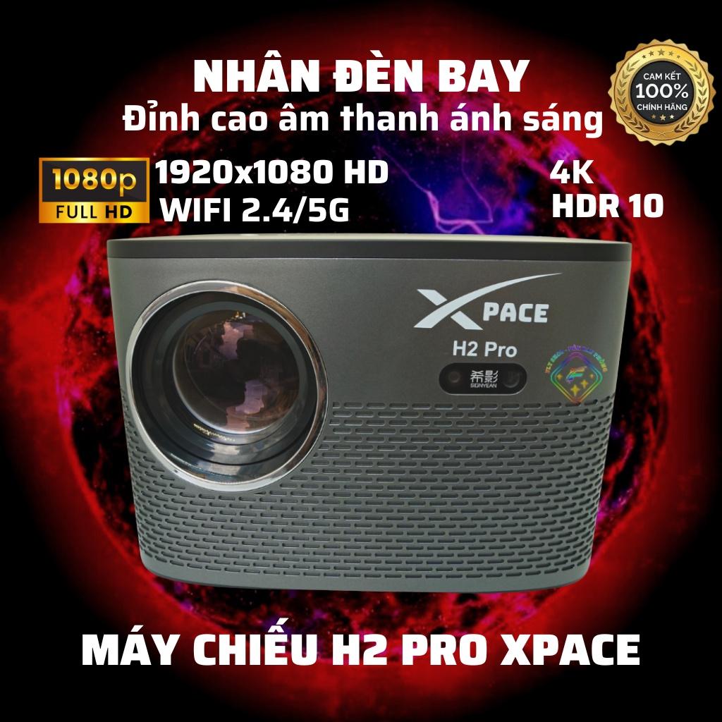 Máy Chiếu H2 Pro Chiếu Phim, Chiếu Cảnh Bay 3D, Độ Phân Giải Full HD, Kết Nối WiFi Cho Gia Đình, Quán Cafe