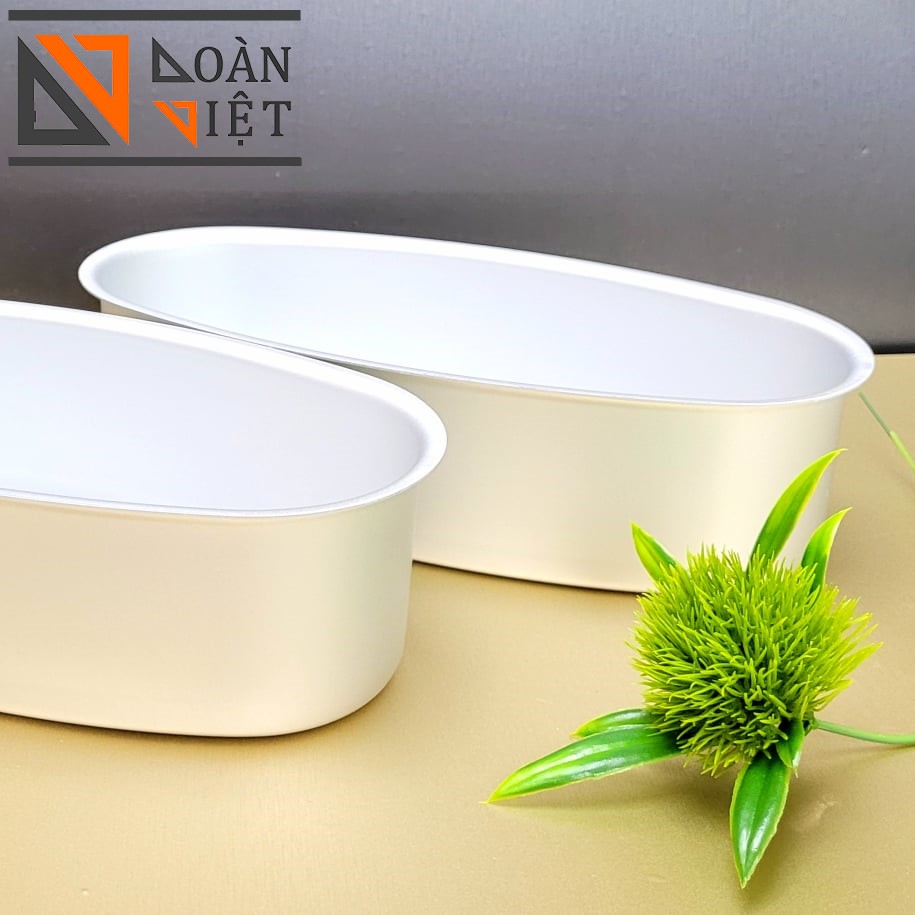 Khuôn Bánh Mì Hoa Cúc Oval - Đúc Nguyên Khối khuôn dày. Khuôn lớn 22,5cm. Dụng Cụ Làm Bánh, khuôn bánh nướng hấp TRUYỀN THỐNG bánh bông lan, bánh mì, bánh bò, bánh da lợn, rau câu, nhấn xôi, chứa đựng bảo vệ thực phẩm