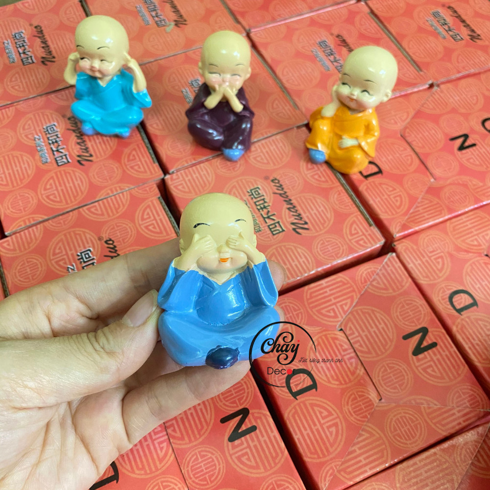 Set 4 Tượng Phật Phong Thủy, 4 Tượng Tứ Không Hàng Đẹp