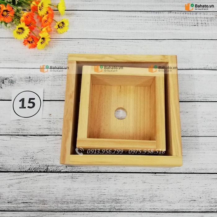 Khuôn Gói Bánh Chưng Thông Minh Gỗ BAHATO 15cm Cỡ Trung