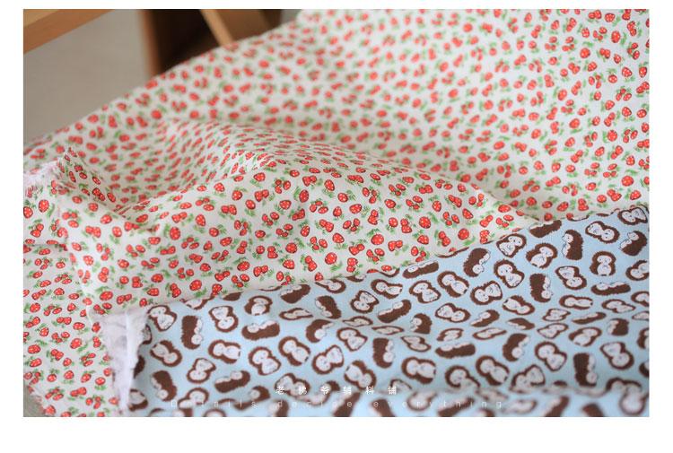 Dailylike Calico Vải Hai Dây Vải Quilting Vải Bông Vải May Quilting Vải Bông Tấm Vải 50CM Không phai màu