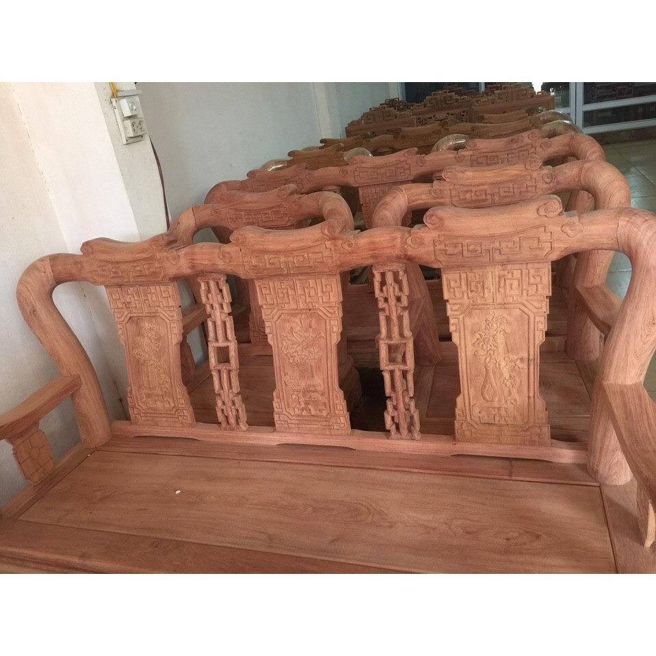 Bộ bàn gỗ phòng khác ghế minh quốc triện gỗ hương đá