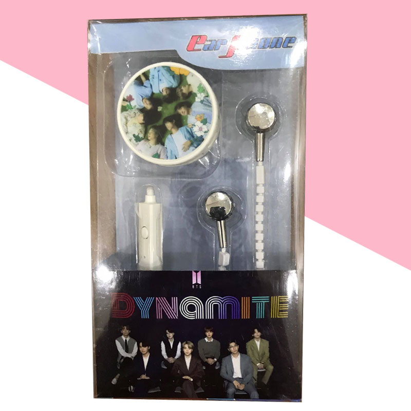 Máy nghe nhạc BTS dynamite tặng tai nghe dây kéo chống rối BTS