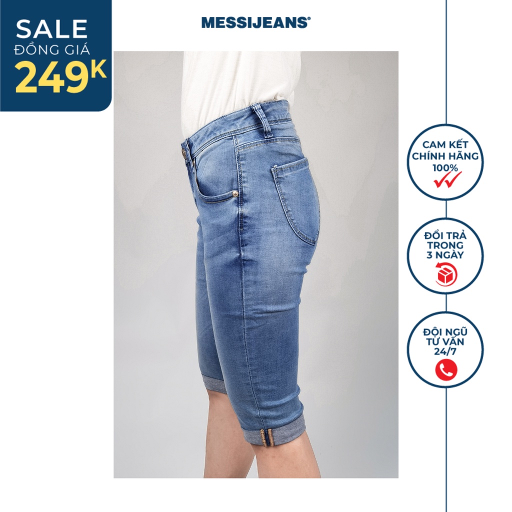 Quần shorts jean nữ MESSIJEANS- SJW-38543